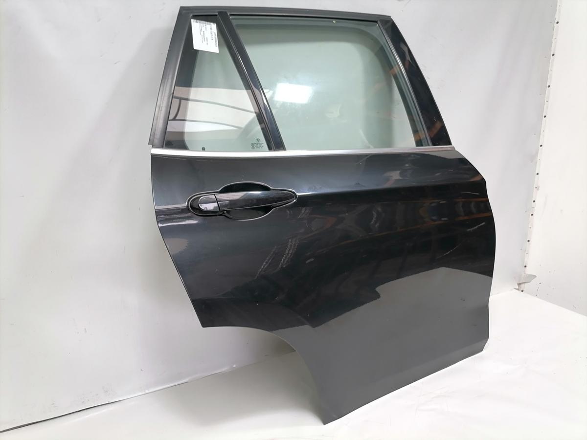 BMW X1 E84 original T&uuml;r hinten rechts 475 Blacksapphire Rohbau Bj.2013